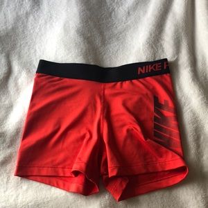 Nike spandex shorts
